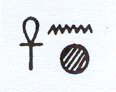 ycie w hieroglifach