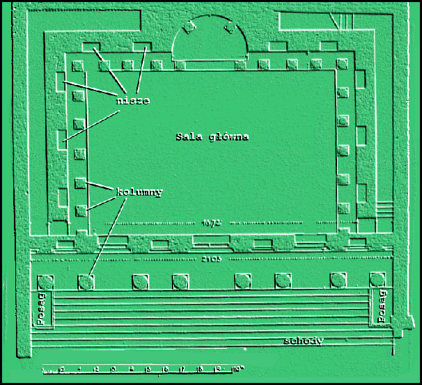 Plan biblioteki w Efezie